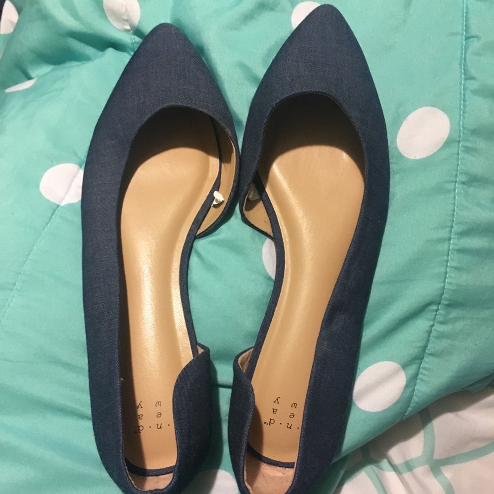 Lovely blue flats!